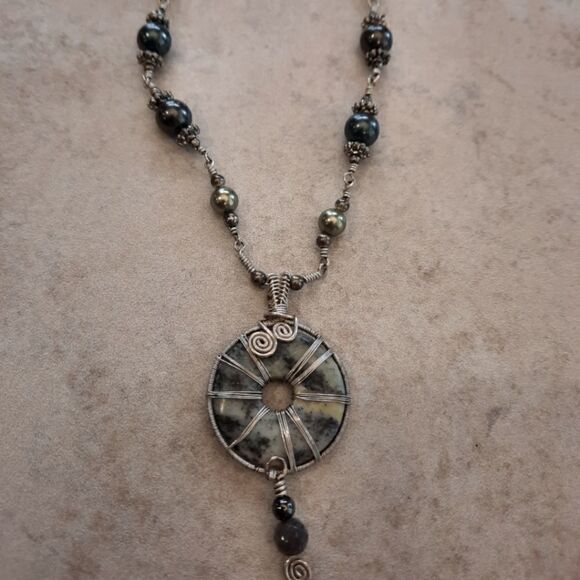 Art Fair Beaded Necklace  - Picture 7 of 10